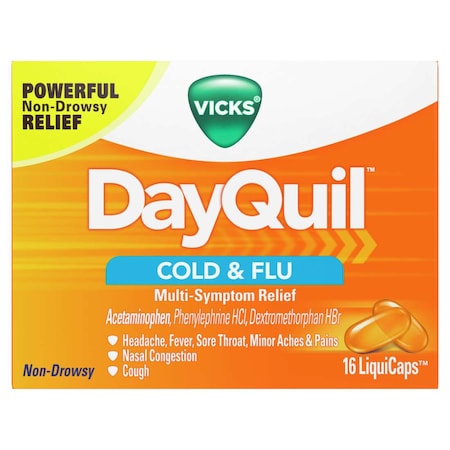 Vicks Vicks Liquicaps Dayquil 16 Count, PK24 01442